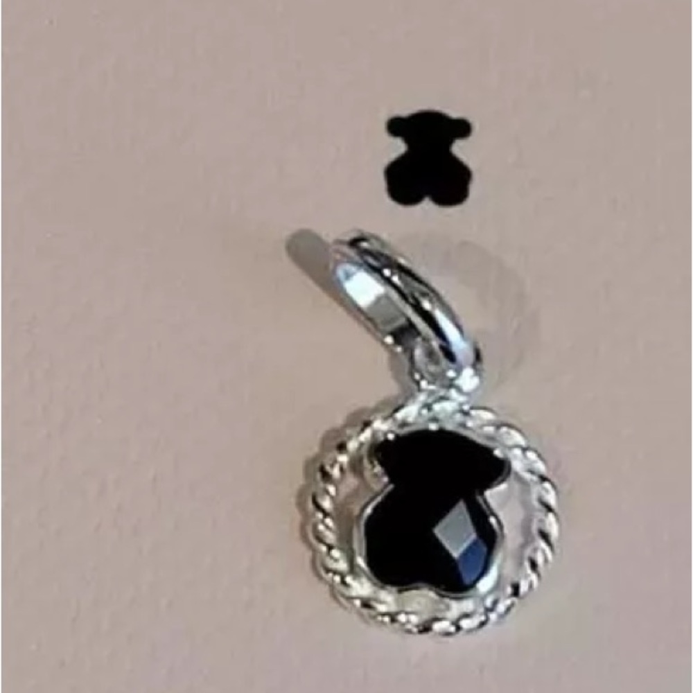 Authentic Ónix silver / leather necklace